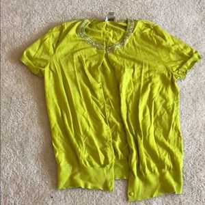 Short sleeve cardigan